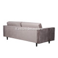 Classic Sven Cascadia Luca Velvet Sofa Riproduzione